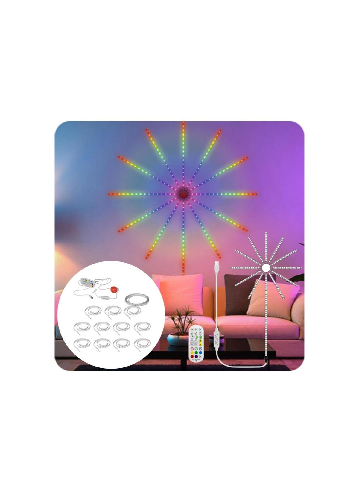 Smart RGB Fireworks Led light Pro™ اضواء الالعاب النارية الذكية
